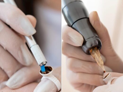 Sammenligning af microblading og nano brows – manuel pen vs. PMU-maskine
